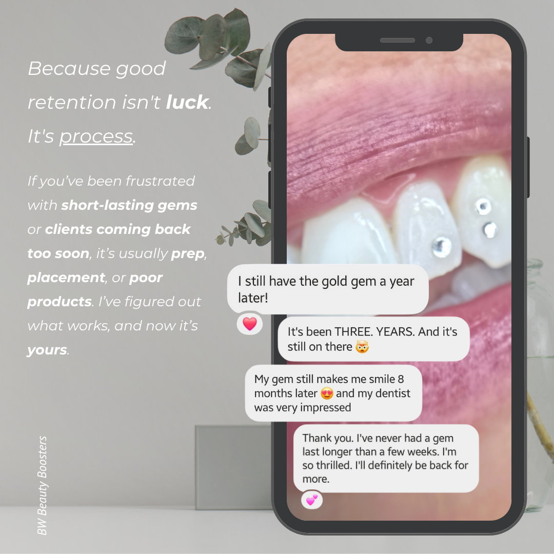 Tooth Gem Retention Checklist & Step-by-Step Guide