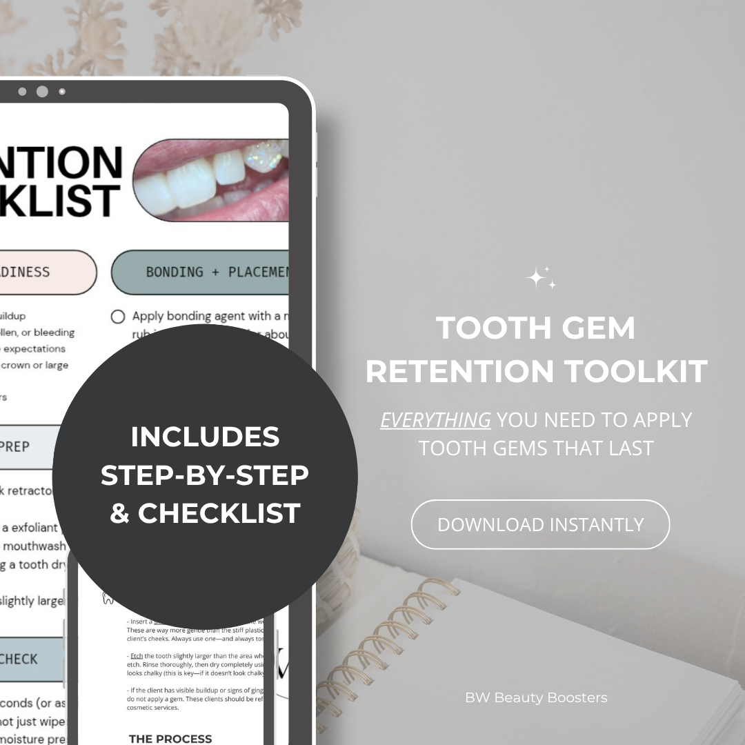 Tooth Gem Retention Checklist & Step-by-Step Guide