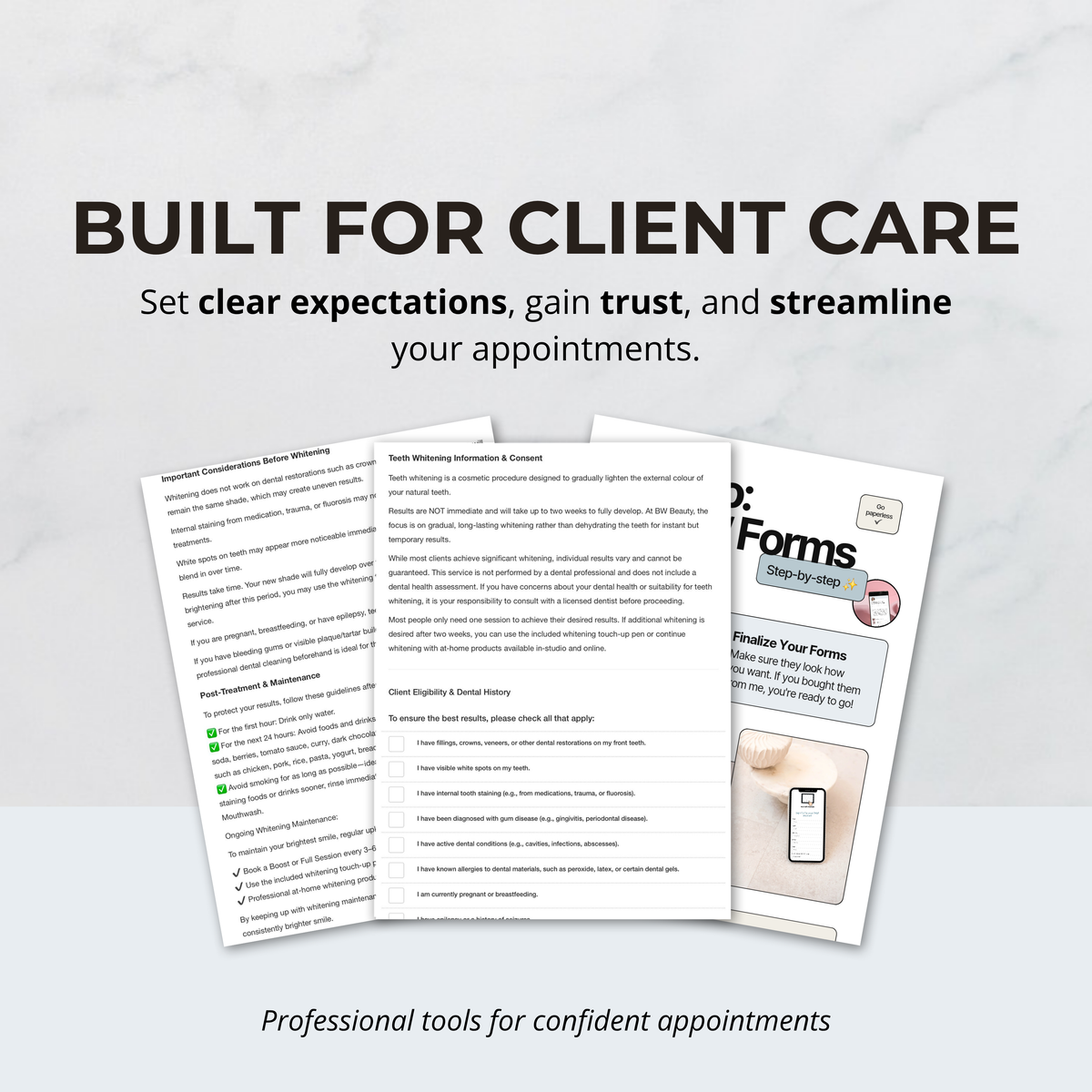 Teeth Whitening Consent Form Template