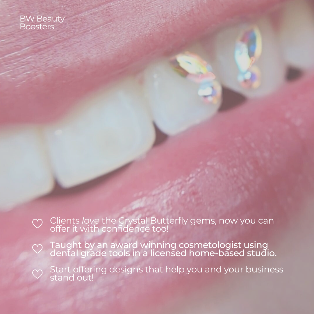 Crystal Butterfly Tooth Gem Tutorial