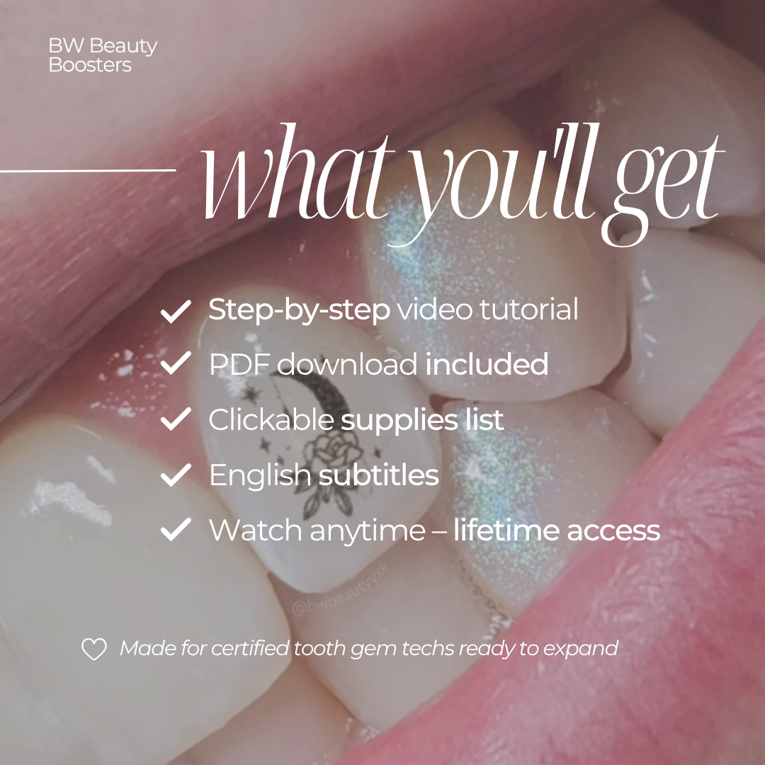 Temporary Tooth Tattoos Tutorial