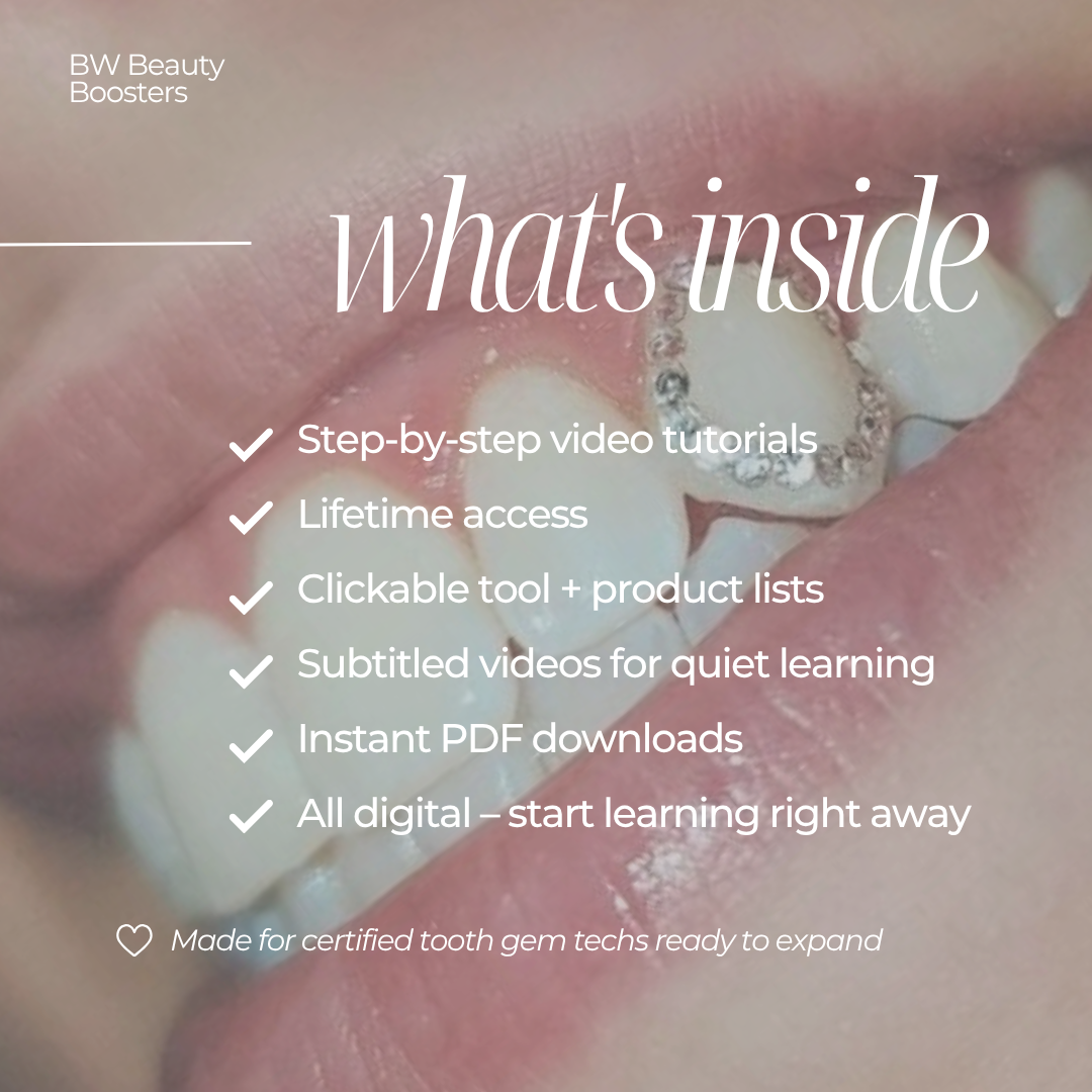 Crystal Window Tooth Gem Tutorial