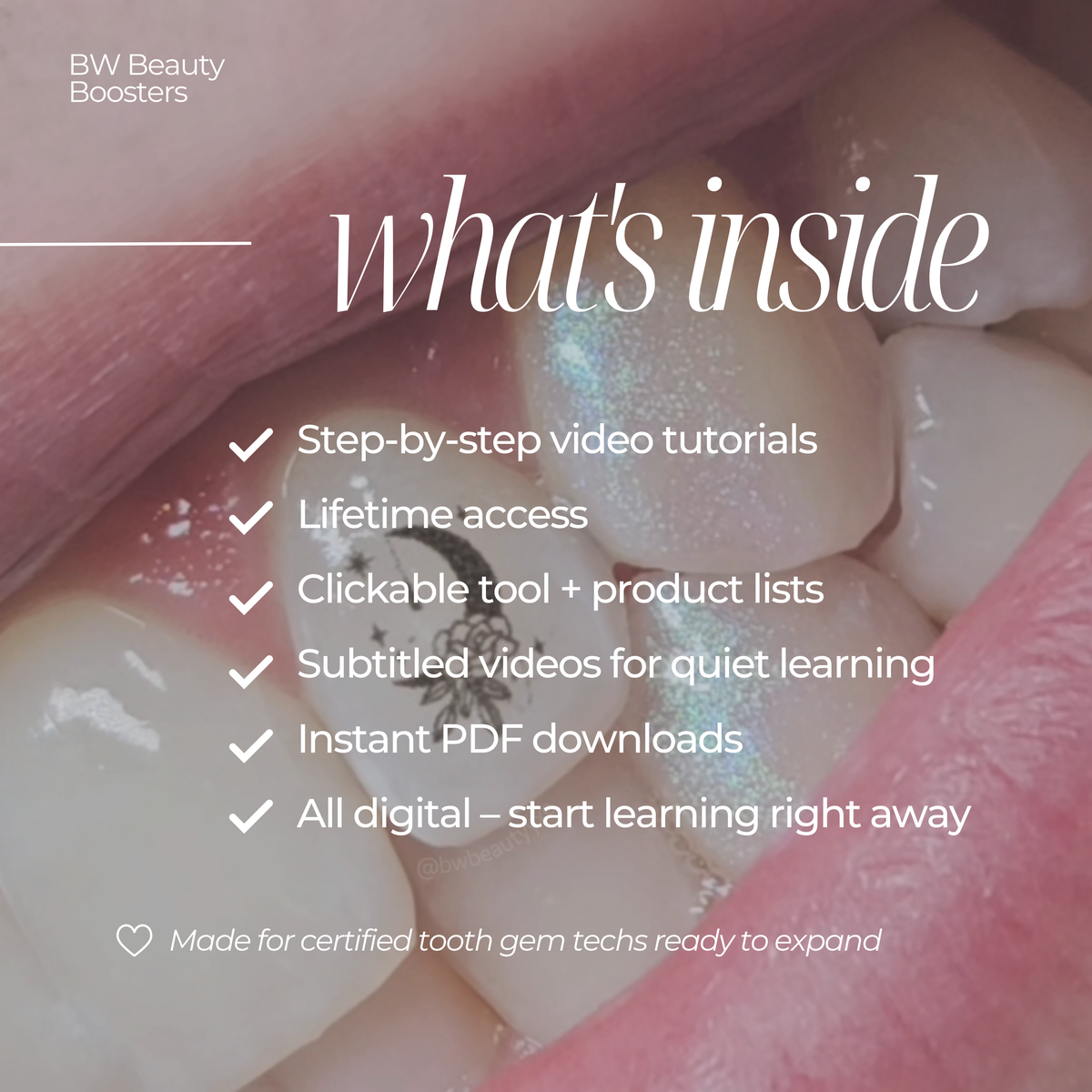 Tooth Gem Tutorial Bundle