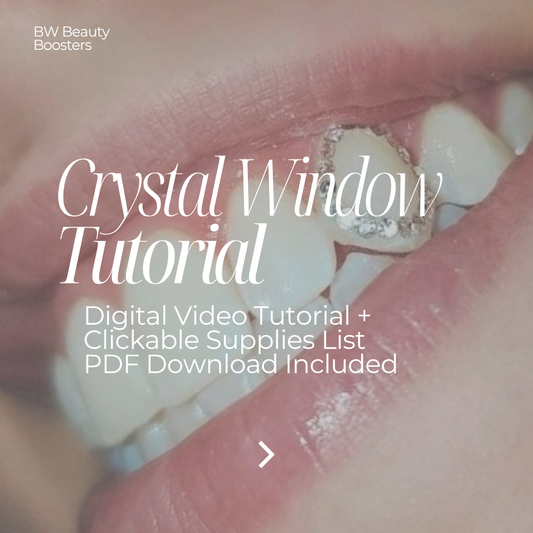 Crystal Window Tooth Gem Tutorial